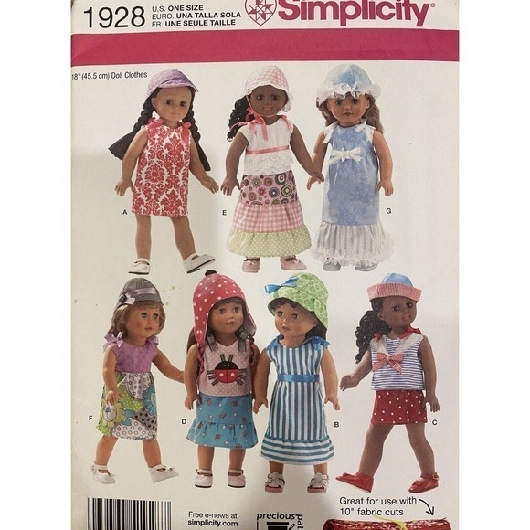 Simplicity McCall’s Vintage Sewing Patterns Four Piece Lot Girls Infant Dresses - Picture 5 of 5
